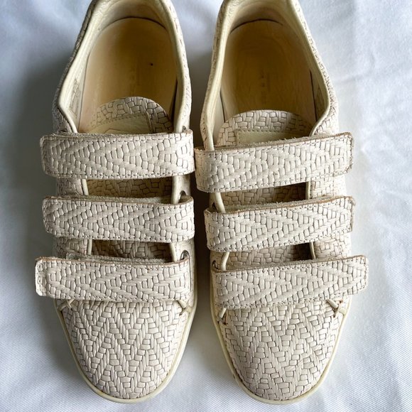Rag & Bone Kent Velcro Off-White Neutral Sneakers - Picture 8 of 12